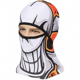 Balaclavas Unisex Windproof Balaclava Face Mask Breathable Headwear - Skull Flame - CN188AMITO7 $10.05