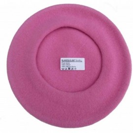 Berets Youth Traditional French Wool Beret - Pink - CT110IC5X81 $14.93