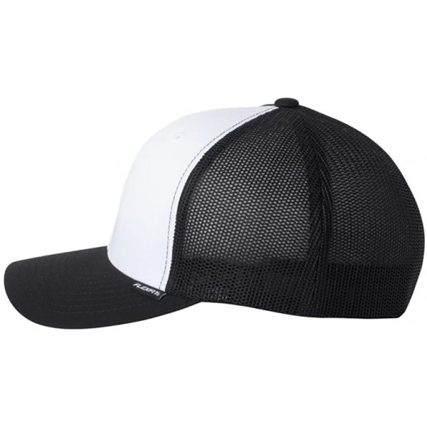 Baseball Caps 6-Panel Trucker Cap (6511) - Black/White - CH1191ZWF2X $7.72