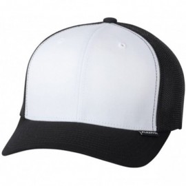 Baseball Caps 6-Panel Trucker Cap (6511) - Black/White - CH1191ZWF2X $7.72