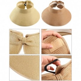 Sun Hats Womens Roll up Packable Foldable Pieces - CR18QX84KG3 $15.14