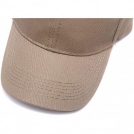 Baseball Caps Custom Baseball Hat-Snapback.Design Your Own Adjustable Metal Strap Dad Cap Visors - Khaki - C418KRKKDU6 $9.08