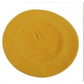 Berets Classic Wool Beret- Nevada Gold - CL11J41JMON $26.46