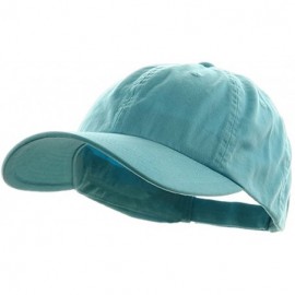 Baseball Caps Low Profile Dyed Cotton Twill Cap - Aqua - CI112GBUBHF $12.40