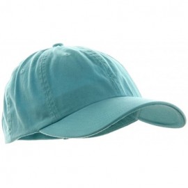 Baseball Caps Low Profile Dyed Cotton Twill Cap - Aqua - CI112GBUBHF $12.40