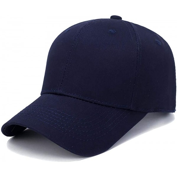 Rain Hats Unisex Vintage Washed Distressed Baseball-Cap Adjustable Light Board Solid Color Outdoor Sun Hat - Blue - CG1958LMN...