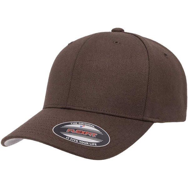 Baseball Caps Men's Wool Blend Hat - Brown - CS193H5QXE4 $14.94
