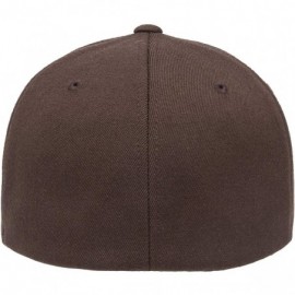 Baseball Caps Men's Wool Blend Hat - Brown - CS193H5QXE4 $14.94