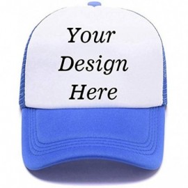Baseball Caps Custom 100% Cotton Ball Hat Vintage Baseball Cap Classic Unisex Cowboy Hat Adjustable - B-blue - CZ18UYDURWA $2...