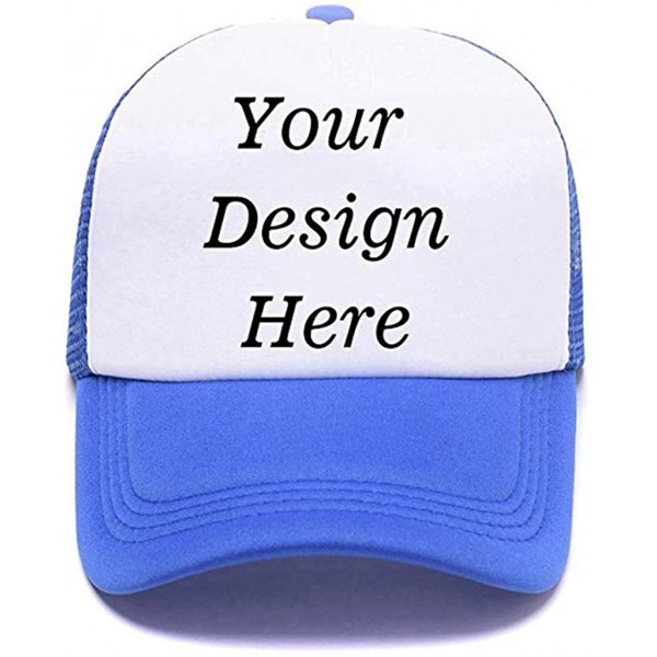 Baseball Caps Custom 100% Cotton Ball Hat Vintage Baseball Cap Classic Unisex Cowboy Hat Adjustable - B-blue - CZ18UYDURWA $1...