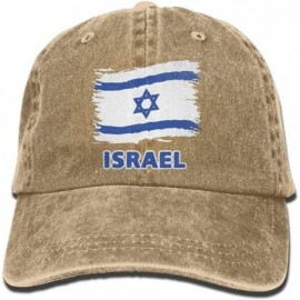 Baseball Caps Baseball Jeans Cap Israel Flag Men Women Snapback Casquettes Adjustable Dad Hat - Natural - CV18E2HIR0A $14.28