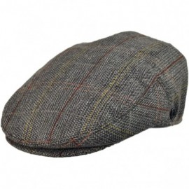 Newsboy Caps Tweed Ivy Cap - Brown/Grey Tweed - CN1147VOXJ9 $23.47