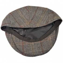 Newsboy Caps Tweed Ivy Cap - Brown/Grey Tweed - CN1147VOXJ9 $23.47