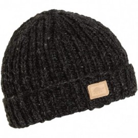 Skullies & Beanies Nepal Men's Ratul Hand Knit Wool Fleece Lined Watch Cap Beanie - Charcoal - C518IA4XHDQ $25.52