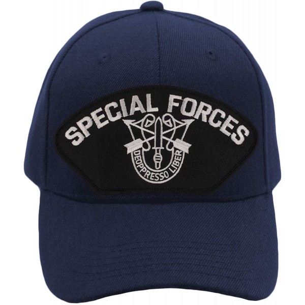 Baseball Caps US Special Forces Hat/Ballcap Adjustable One Size Fits Most - Navy Blue - CT18IS266RN $44.98