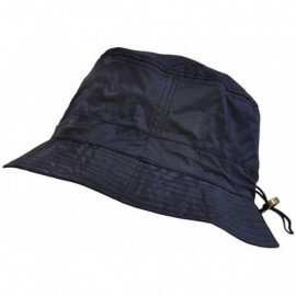 Bucket Hats Adjustable Waterproof Bucket Rain Hat in Nylon - 03-blue - C011UYFKOJZ $37.37