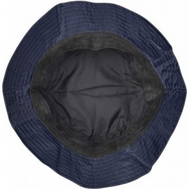 Bucket Hats Adjustable Waterproof Bucket Rain Hat in Nylon - 03-blue - C011UYFKOJZ $16.82