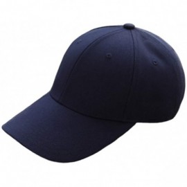 Baseball Caps Cotton Golf Cap Mens Womens Sun Hat Outdoor Sports Baseball Running Performance Cap Navy Blue 56-60CM - CB18ILK...