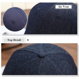 Baseball Caps Cotton Golf Cap Mens Womens Sun Hat Outdoor Sports Baseball Running Performance Cap Navy Blue 56-60CM - CB18ILK...