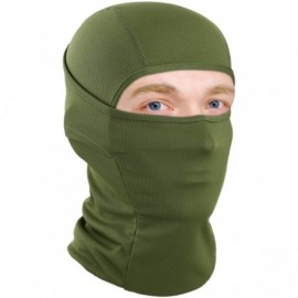 Balaclavas Balaclava Face Mask UV Protection Windproof Sun Hood for Men Women - Dark Green - CX1924DAH9I $8.07