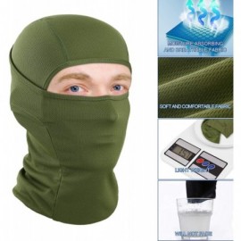 Balaclavas Balaclava Face Mask UV Protection Windproof Sun Hood for Men Women - Dark Green - CX1924DAH9I $8.07