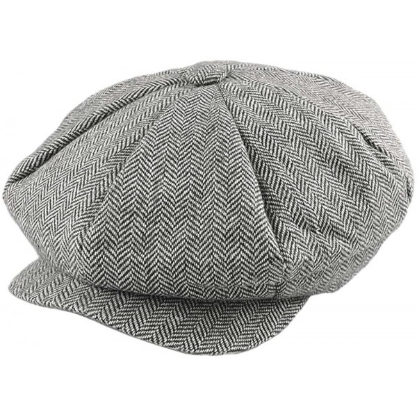 Herringbone Big Apple Cap - Grey - CX1147S08IH