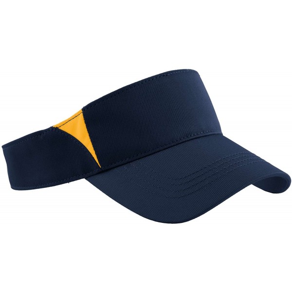 Visors Dry Zone Colorblock Visor. - True Navy/Gold - CH118Q3Z3I9 $10.96