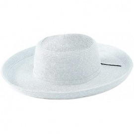 Sun Hats Women's Classic Large Brim Hat - One Size - White - C1118HQK6FP $58.08