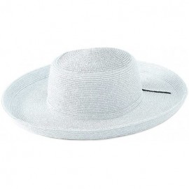 Sun Hats Women's Classic Large Brim Hat - One Size - White - C1118HQK6FP $34.07