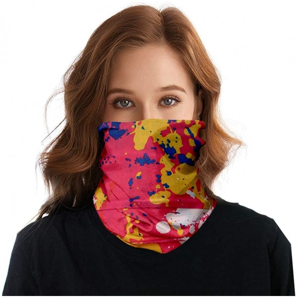 Balaclavas Seamless 12 in 1 Multifunctional Headwear Face Mask Bandanas Neck Gaiter - Color-16 - CF197SOOTTZ $11.32