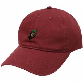 Baseball Caps Flying Sloth Cotton Baseball Dad Caps - Burgundy - C0184D9A878 $10.83