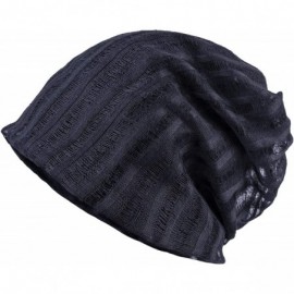 Skullies & Beanies Women's Chemo Hat Beanie Scarf Liner for Turban Hat Headwear for Cancer - 2 Pack Black & Gray - C518SQ022W...