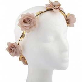 Headbands Pink Goddess Flower Headrown - C912FOWA5R7 $9.21