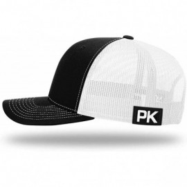 Baseball Caps Trump 2020 KAG Lower Left Back Mesh Hat- Trump Hat - Black Front / White Mesh - C218XIEUN0R $15.41