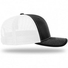 Baseball Caps Trump 2020 KAG Lower Left Back Mesh Hat- Trump Hat - Black Front / White Mesh - C218XIEUN0R $15.41