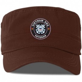 Baseball Caps U.S. Coast Guard Vietnam Era Veteran Vintage Unisex Adult Army Caps Fitted Flat Top Corps Hat Baseball Cap - CG...