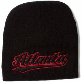 Skullies & Beanies Cuffless Winter Beanie - Atlanta - Black - CC129PMLBHV $8.98