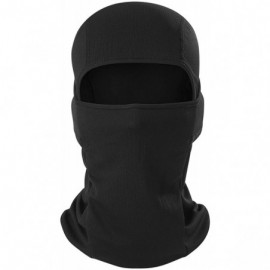 Balaclavas Balaclava Face Mask Adjustable Windproof UV Protection Hood - Black - C717AAYIX8M $12.20