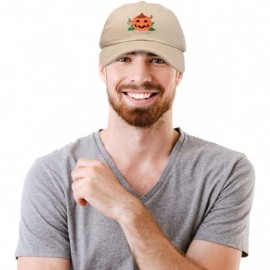 Baseball Caps Jack-O-Lantern Halloween Pumpkin Hat Mens Womens Baseball Cap - Khaki - CB18YZM23Y2 $13.35