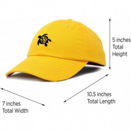 Baseball Caps Turtle Hat Nature Womens Baseball Cap - Gold - C318M9UQH2R $13.00