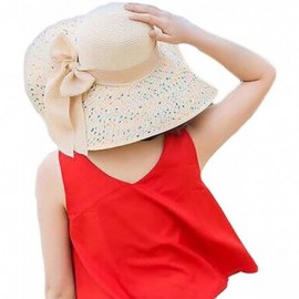 Sun Hats Adjustable Floppy Summer Foldable Fedora - Buff - C8197CUDWW3 $13.60