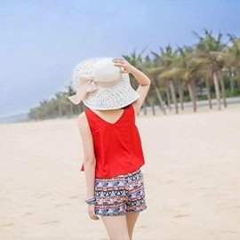 Sun Hats Adjustable Floppy Summer Foldable Fedora - Buff - C8197CUDWW3 $13.60