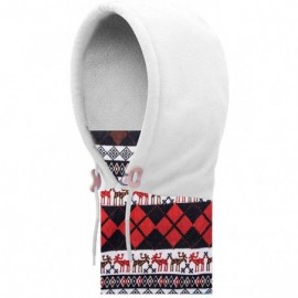 Balaclavas Balaclava Face Mask Winter Neck Warmer Fleece Windproof Hood Hats - White - CB187K068LK $7.15