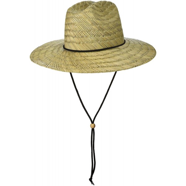 Sun Hats Brooklyn Surf Men's Straw Sun Classic Beach Hat Raffia Wide Brim- Natural- One Size - C7180Y70RW4 $14.04