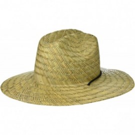 Sun Hats Brooklyn Surf Men's Straw Sun Classic Beach Hat Raffia Wide Brim- Natural- One Size - C7180Y70RW4 $14.04