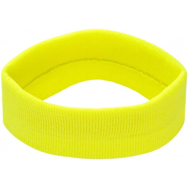 Skullies & Beanies USA Made Stretch Headband - Yellow - CA1885YYS80 $21.63