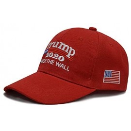 Baseball Caps Donald Trump 2020 Keep America Great Cap Adjustable Baseball Hat with USA Flag - Breathable Eyelets - CT18RLO30...