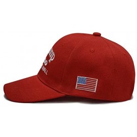 Baseball Caps Donald Trump 2020 Keep America Great Cap Adjustable Baseball Hat with USA Flag - Breathable Eyelets - CT18RLO30...