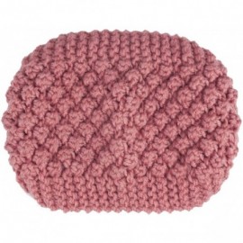 Headbands Women's Winter Wide Knit Headband - Wide - Pink - C317XHQQ0R2 $14.58