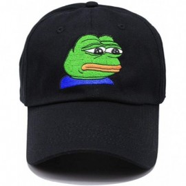 Baseball Caps Boy Sad Frog Pepe Life Sucks Strapback Baseball Cap Embroidery Meme Snapback Visor Dad Hat Adjustable - CE18U3W...